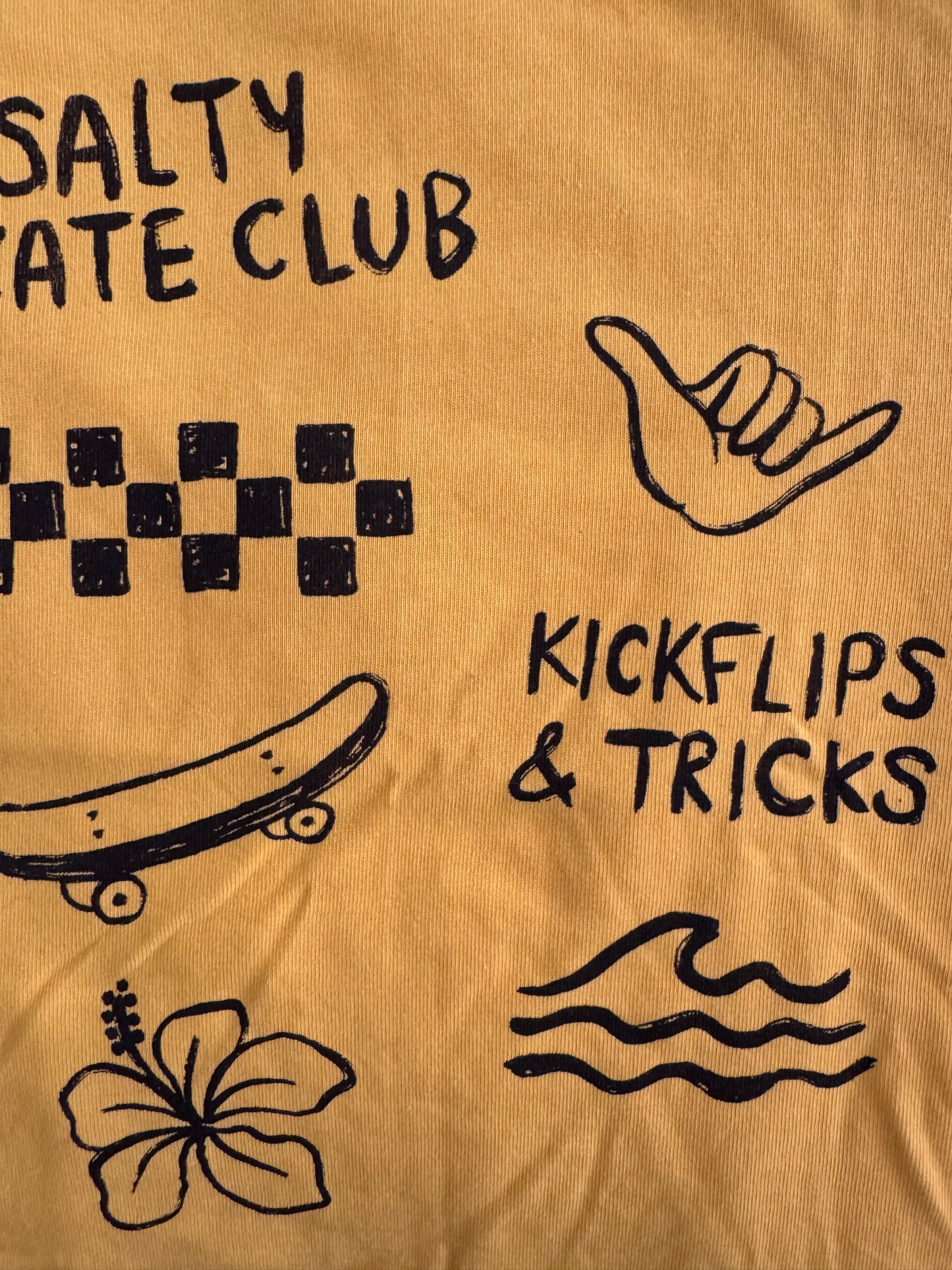 Salty Skate Club tee