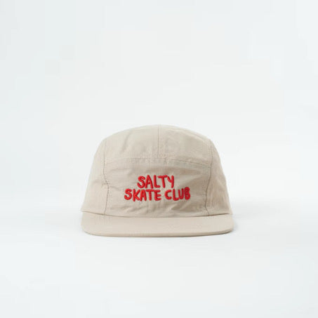 Salty skate club- Oatmeal/Red