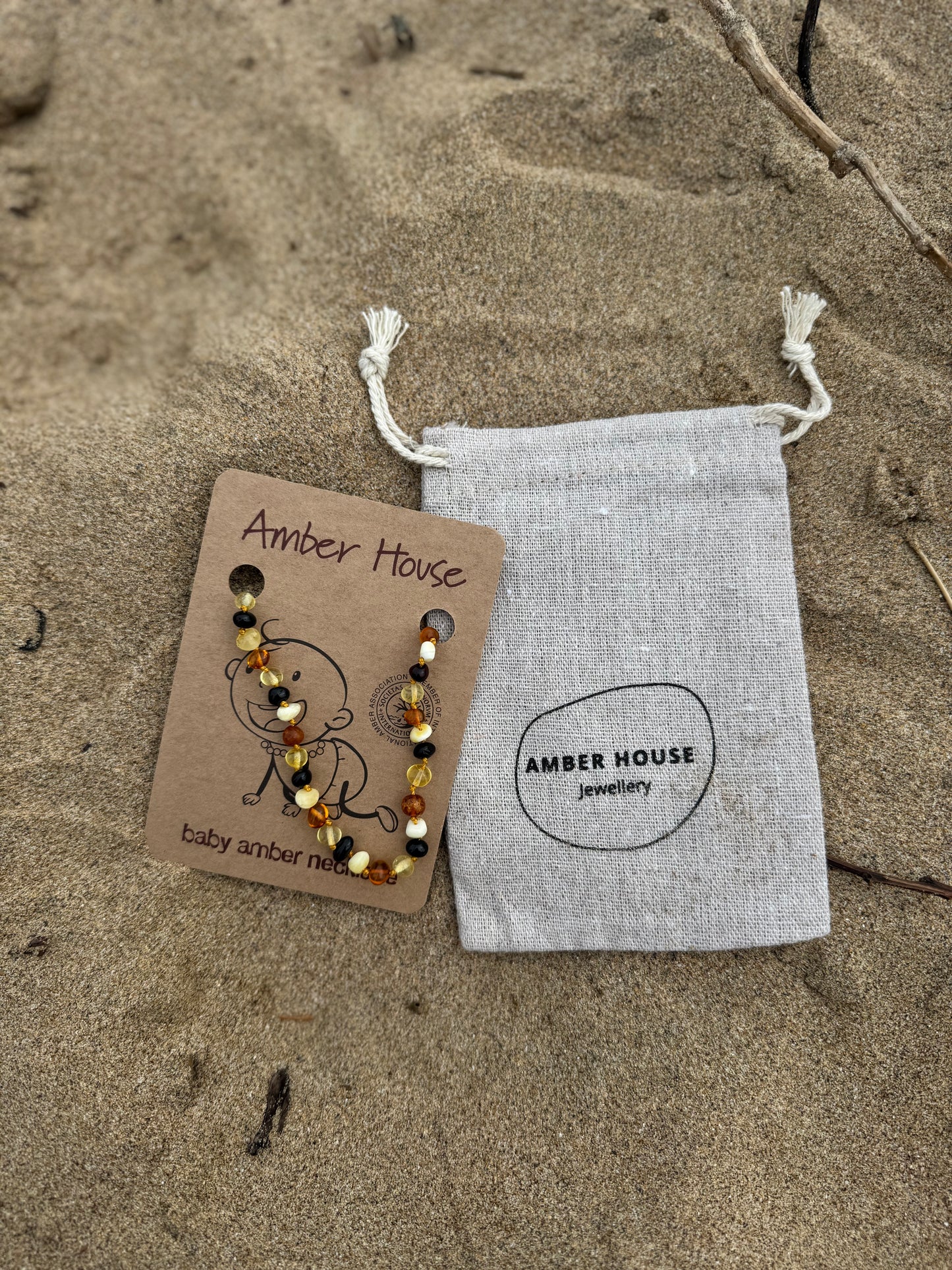 Multi Amber Teething Necklace